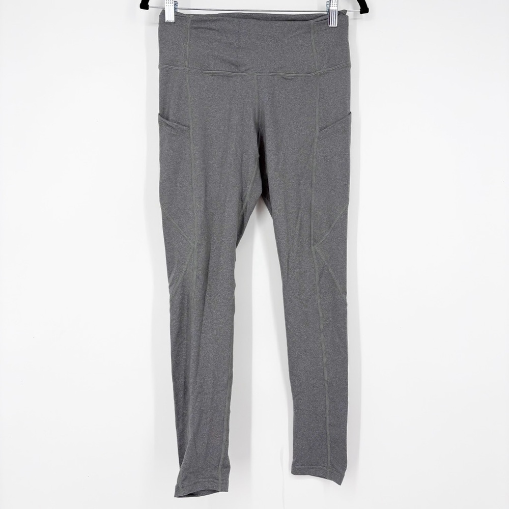 Barbell Apparel Gray High-Waisted Leggings